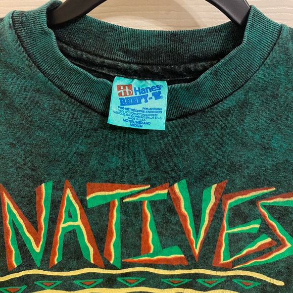 ❌SOLD❌Vintage 90s The Native’s Are Restless Hawaii Indie Mineral Washed Tee - Picture 3 of 8